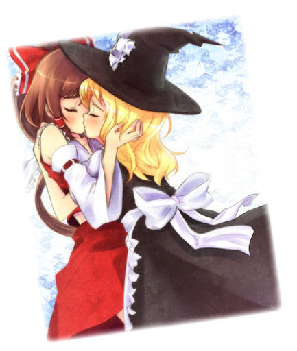 Touhou Project 08: Imperishable Night - Best Art of Touhou. Part III [Shoujo-Ai]